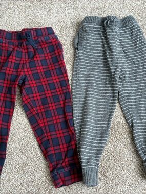 Janie and Jack boys pants knit and fleece size 3 T